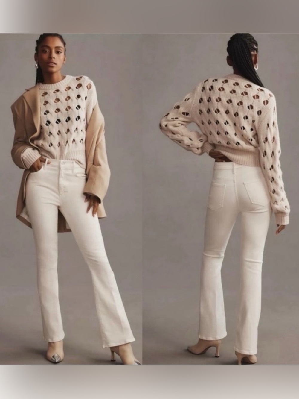 Mother Denim The High Waisted Weekender Skimp Jeans in Play Date